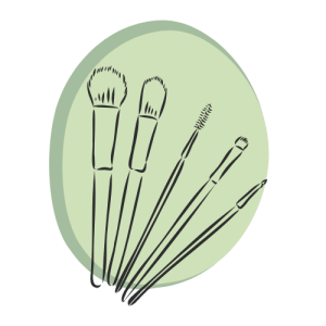 Logo maquillage Socio-Esthéticienne Tiphaine Leveau, Pays-de-la-Loire.